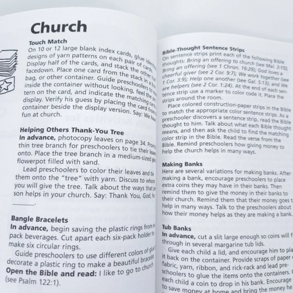 200 Faith Activities for Preschoolers Christian Religious‎ Vintage Teaching Book
